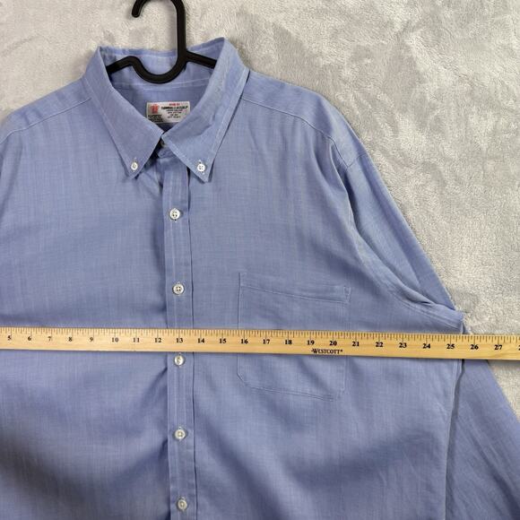 Turnbull & Asser Men's Dress Shirt XL?*READ Blue Classic Luxury Button Down - Picture 6 of 16